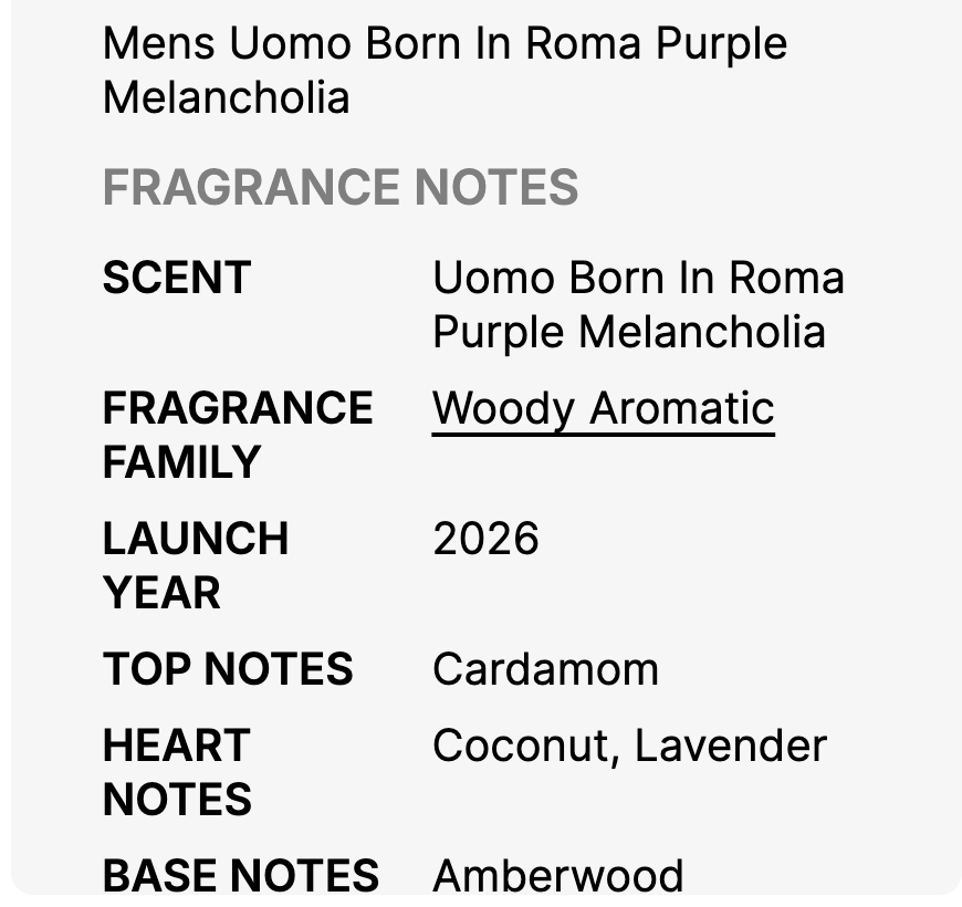 Valentino Garavani Men's Uomo Born In Roma Purple Melancholia EDT 3.4 oz - Image 3