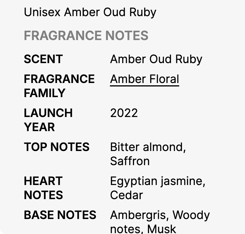 Al Haramain Unisex Amber Oud Ruby EDP Spray 2.0 oz - Image 4