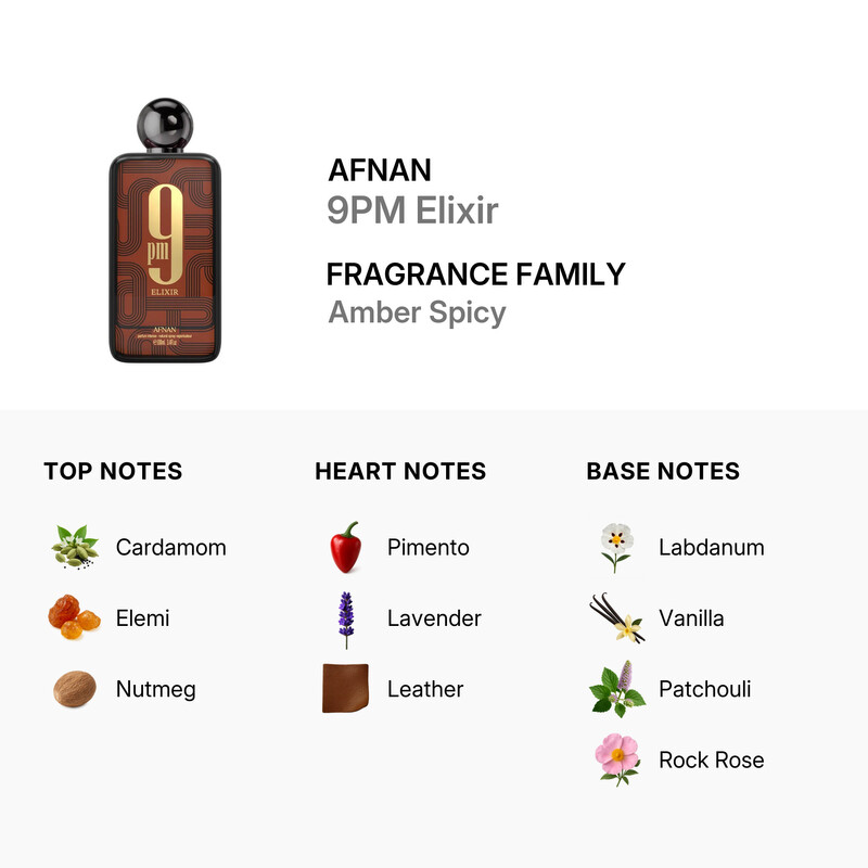 Unisex 9PM Elixir Extrait de Parfum Spray 3.4 oz - Image 3