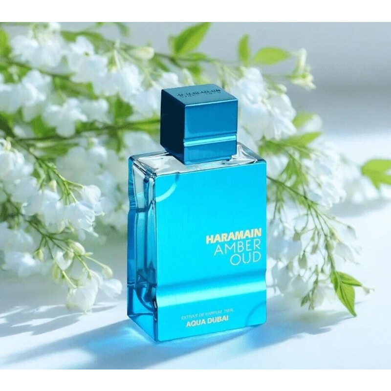 Al Haramain Unisex Amber Oud Aqua Dubai Extrait de Parfum Spray 3.38 oz - Image 3