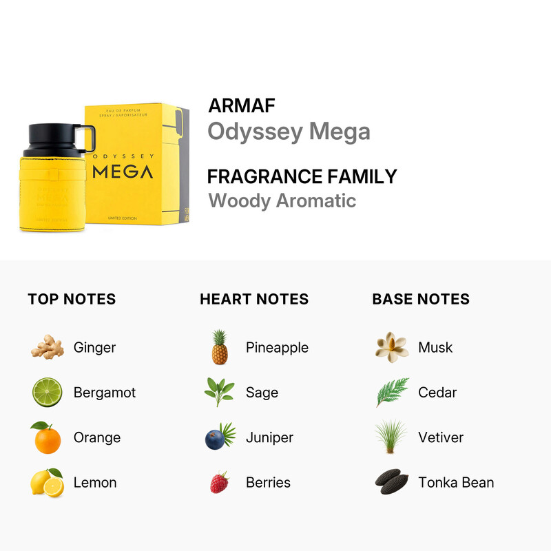 Armaf Men's Odyssey Mega EDP 3.4 oz Fragrances - Image 5