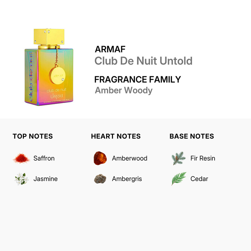 Armaf Unisex Club De Nuit Untold EDP Spray 3.6 oz (105 ml) - Image 5