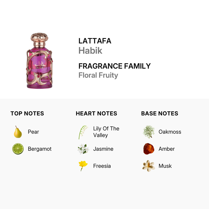 Lattafa Ladies Habik EDP Spray 3.4 oz Fragrances - Image 3