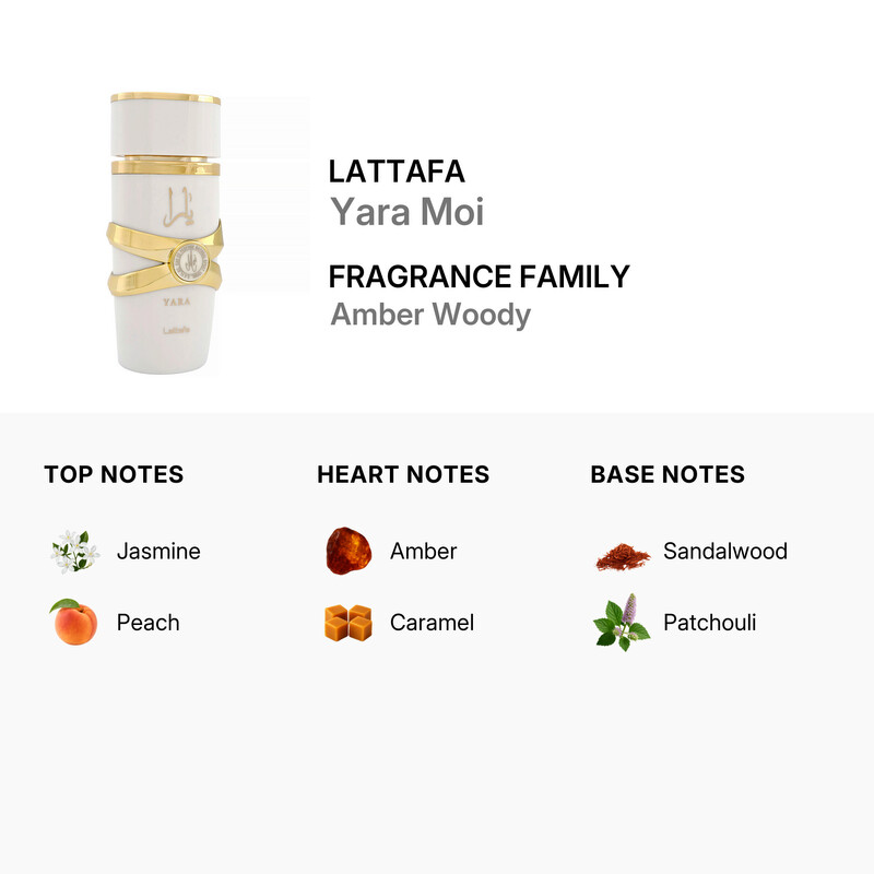 Lattafa Ladies Yara Moi EDP Spray 3.4 oz - Image 4