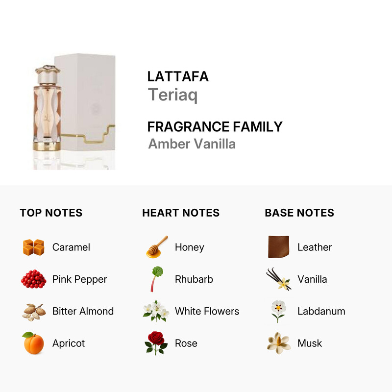 Lattafa Unisex Teriaq EDP Spray 3.4 oz - Image 4