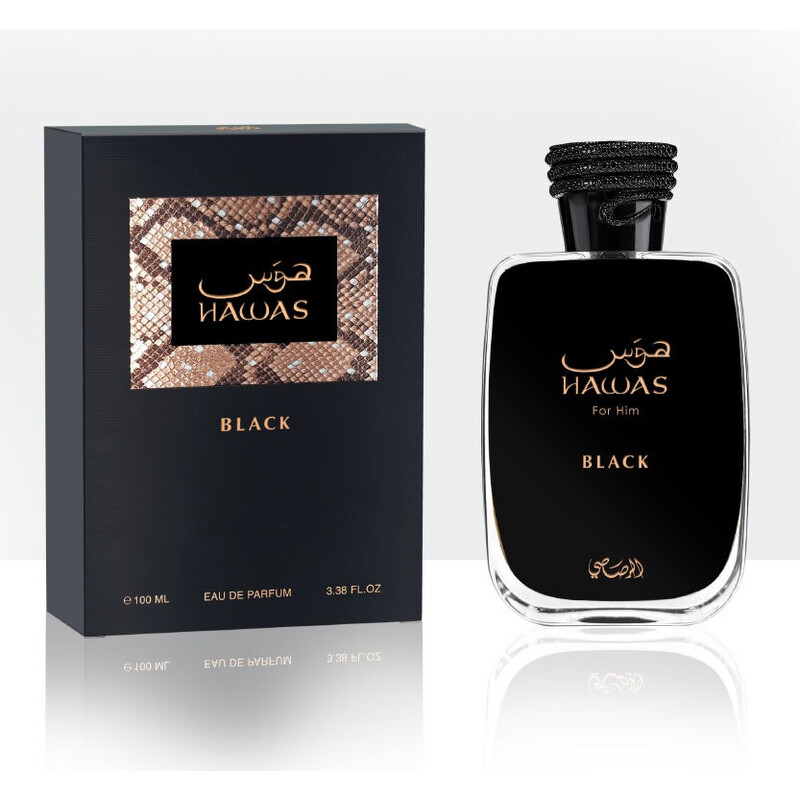 Rasasi Men's Hawas Black EDP Spray 3.3 oz (100ml) Fragrances - Image 2