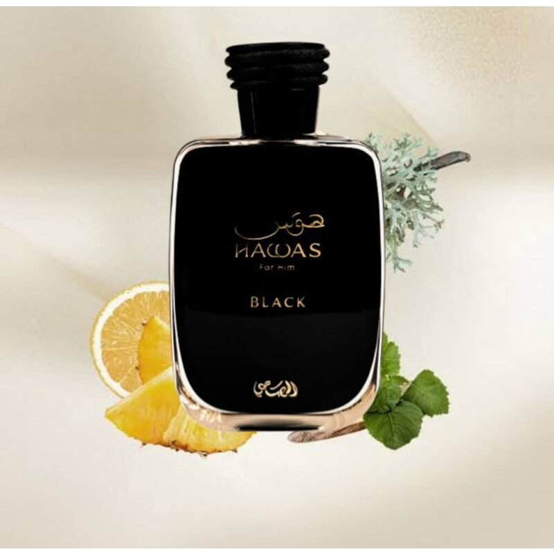 Rasasi Men's Hawas Black EDP Spray 3.3 oz (100ml) Fragrances - Image 3