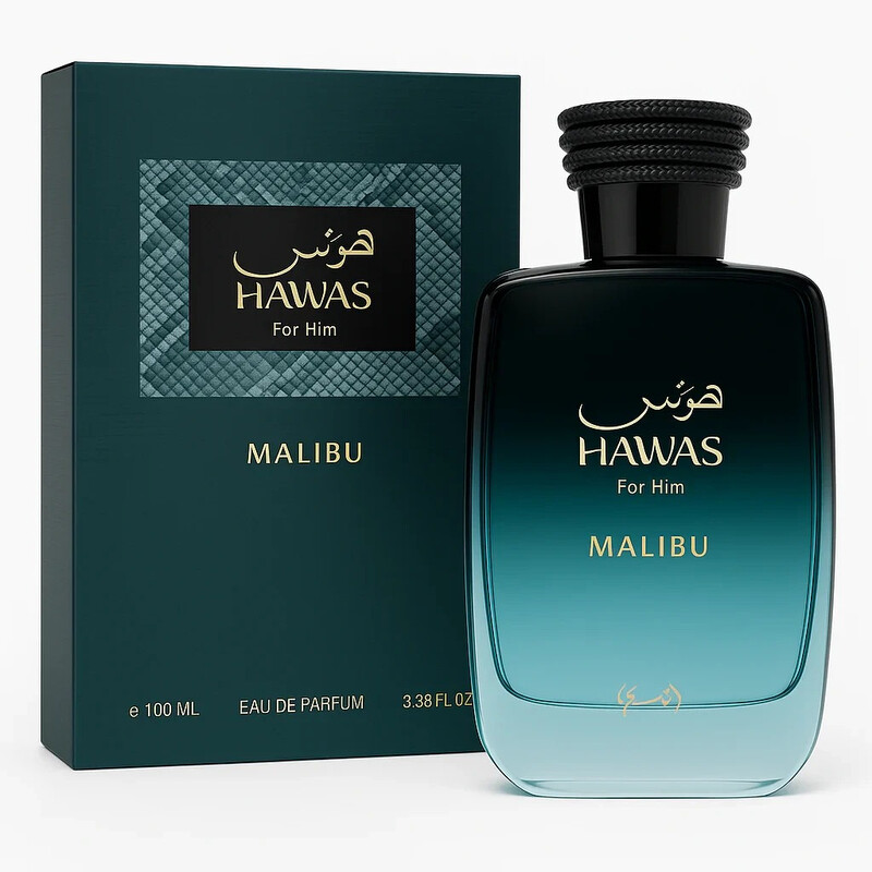 Rasasi Men's Hawas Malibu EDP Spray 3.4 oz Fragrances - Image 2